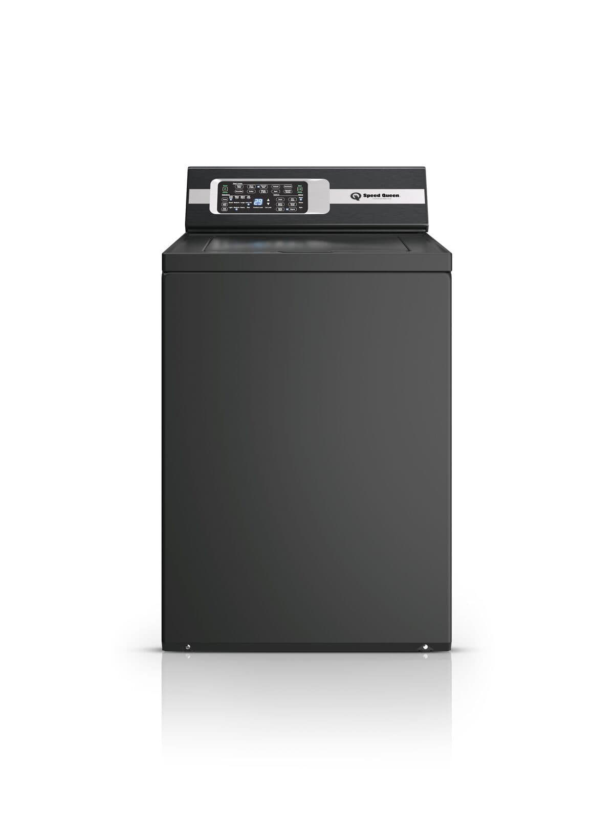 Speed Queen TR7 top load washer in matte black